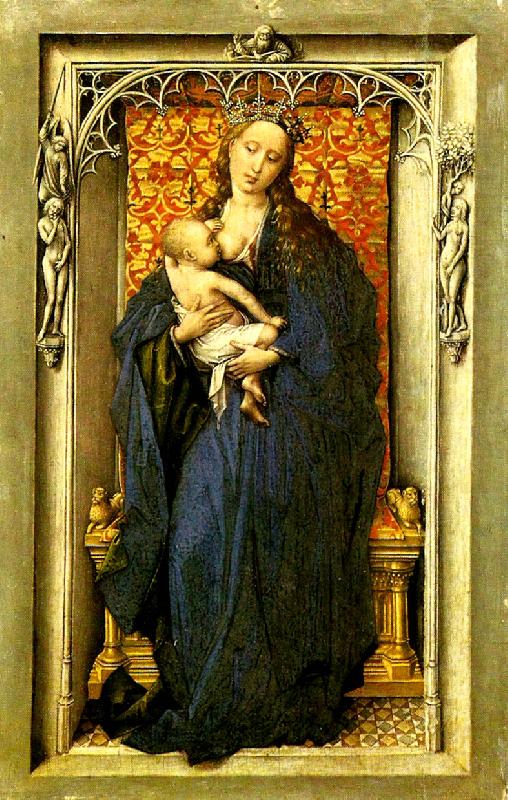 madonnan med barnet, Rogier van der Weyden